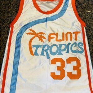 Jackie Moon Flint Tropics Semi Pro Basketball Jersey Youth Small